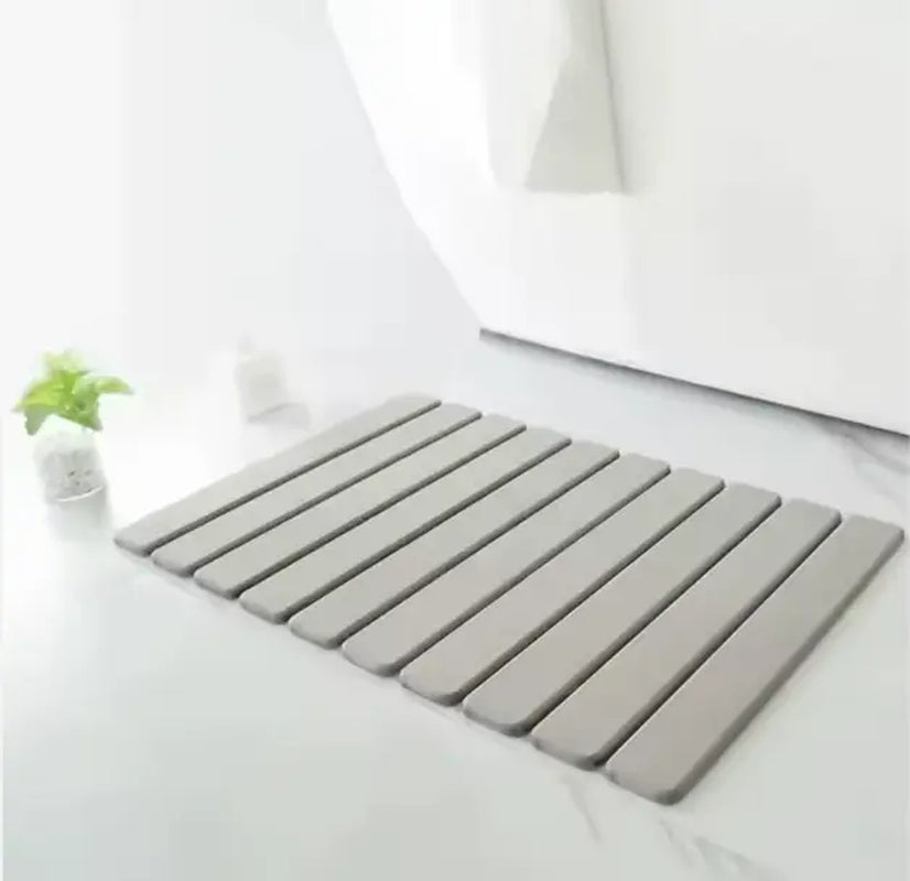 Quick Dry Stone Dish Drying Mat | Absorbent Kitchen Countertop Drying Pad