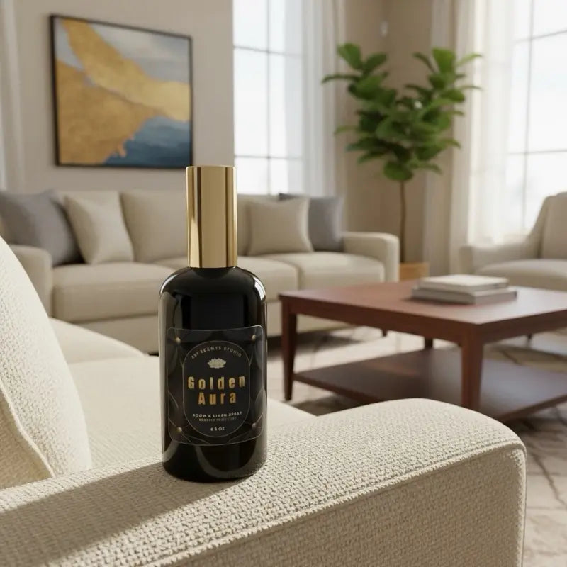 Golden Aura Flowery Aroma Room & Linen Freshener Spray, 6.8 Fl Oz (200Ml) Indoor Use Home Fragrance