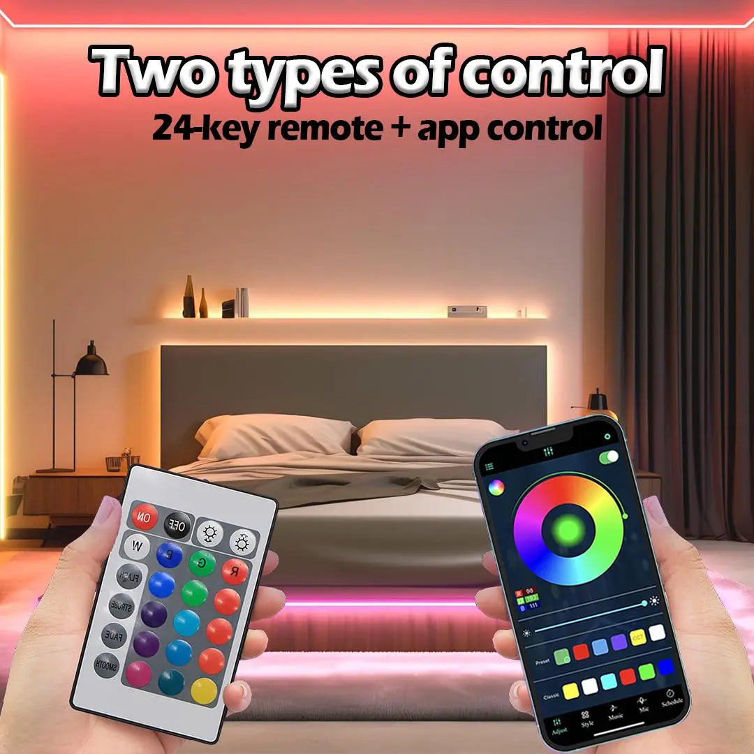 RGB LED Neon Strip Light, Decorative Flexible Neon Light with APP & Remote Control, Dimmable Color-Changing Neon Strip for Party, DIY Bedroom and Living Room Decor #TOP PICKS